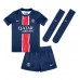 Echipament fotbal Paris Saint-Germain Achraf Hakimi #2 Tricou Acasa 2024-25 pentru copii maneca scurta (+ Pantaloni scurti)